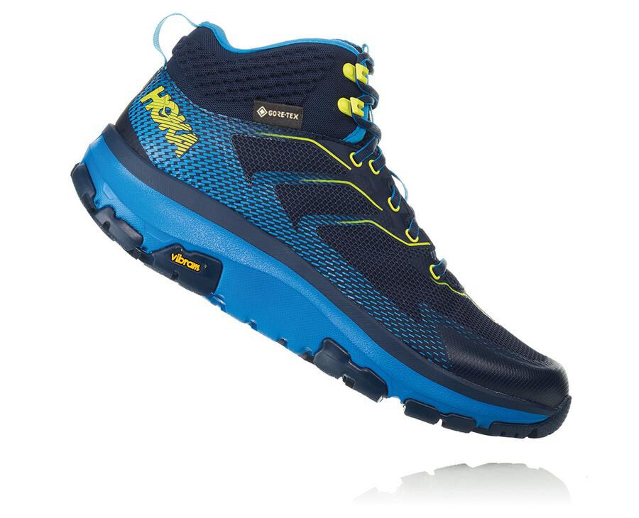 Hoka One One Yürüyüş Botları Erkek Lacivert - Toa Gore-Tex - OW7928130